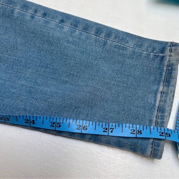 Frame Le One Skinny High Waist Cotton Jeans in Caspio Frame Size 2 MSRP $218 - Picture 11 of 12